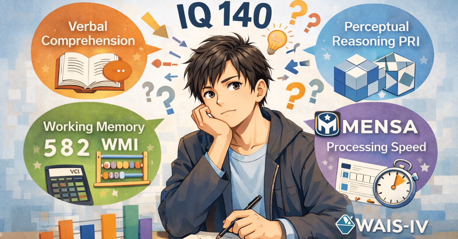 MENSA会員が解説：IQテストは適切な準備で伸びる【WAIS-IV】｜ディスコ