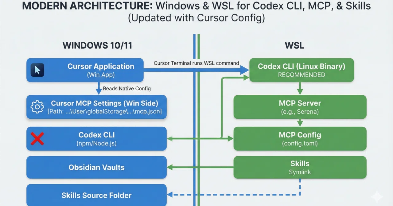 【備忘録】Cursor x Codex CLI (WSL)でのMCP/Skills導入｜Chippo