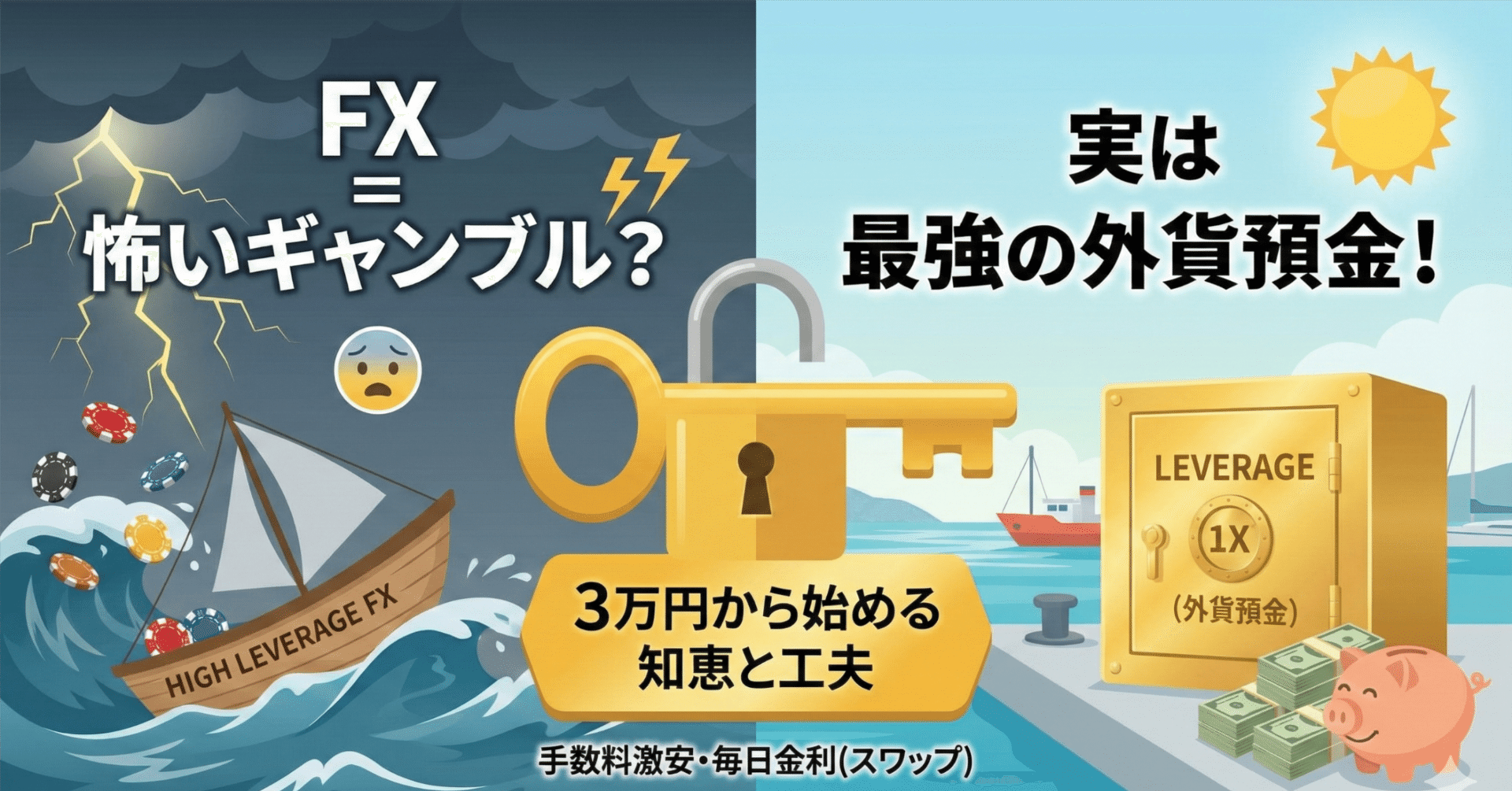 3万円で始める「怖くないFX」。レバレッジ1倍なら、それは「最強の外貨預金」だった｜平辻哲也（ジャーナリスト／編集者）