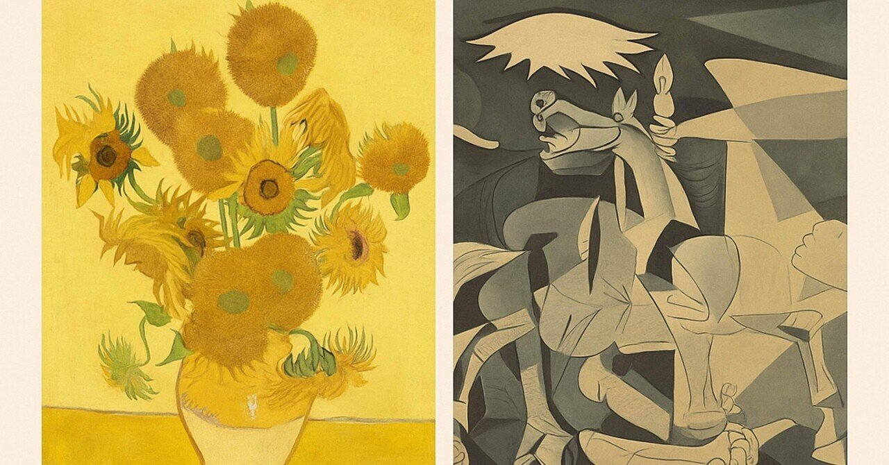 ピカソとゴッホの作品の打ち出し方の違いって分かる？｜あやね