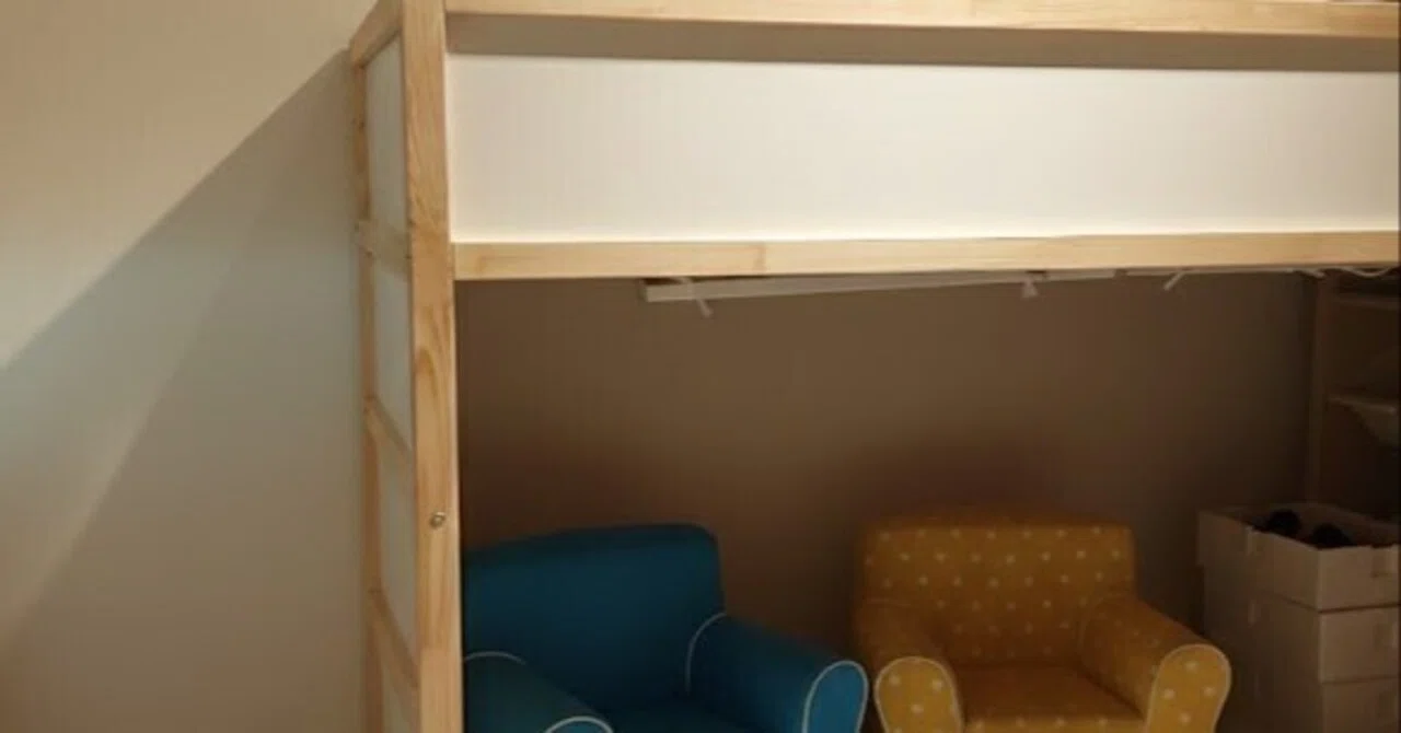 二段ベッドをやめてロフトベッドIKEA KURAにしてみた｜目指したのは床