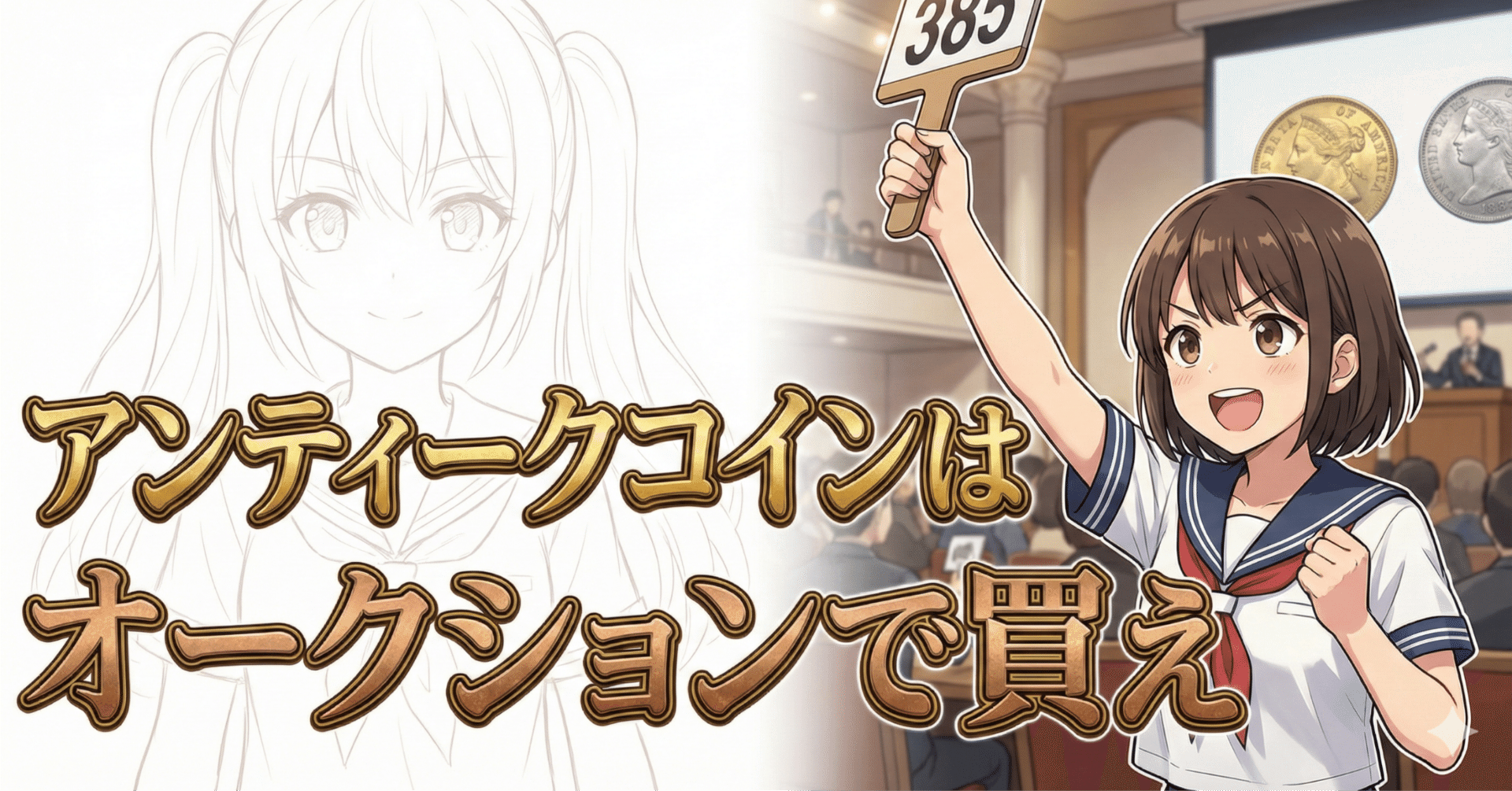 アンティークコインはオークションで買え｜フジヤマ｜コレクタブル投資家