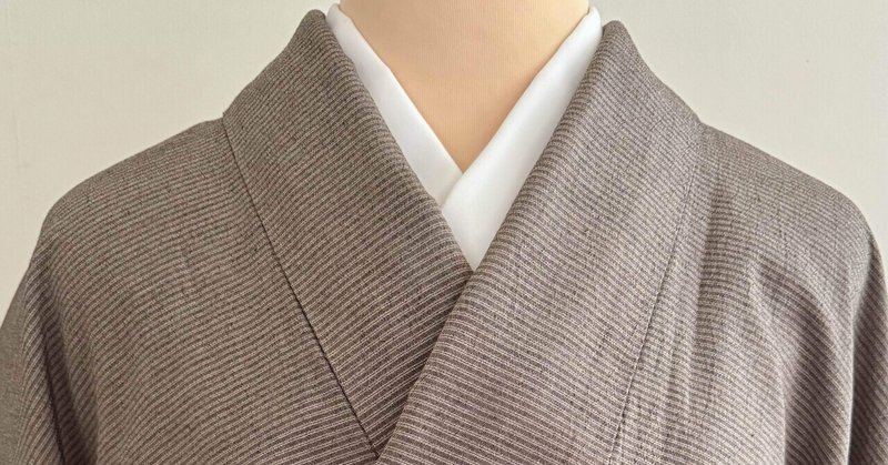 結城紬もめんちぢみ着物