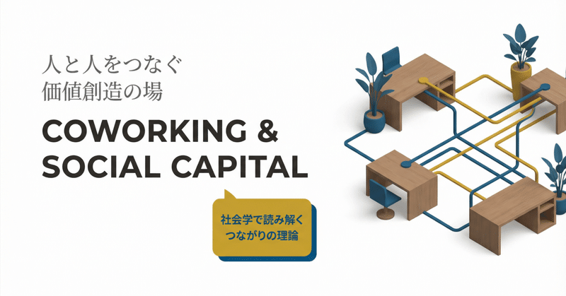 コワーキングとソーシャルキャピタル:人と人をつなぐ価値創造の場