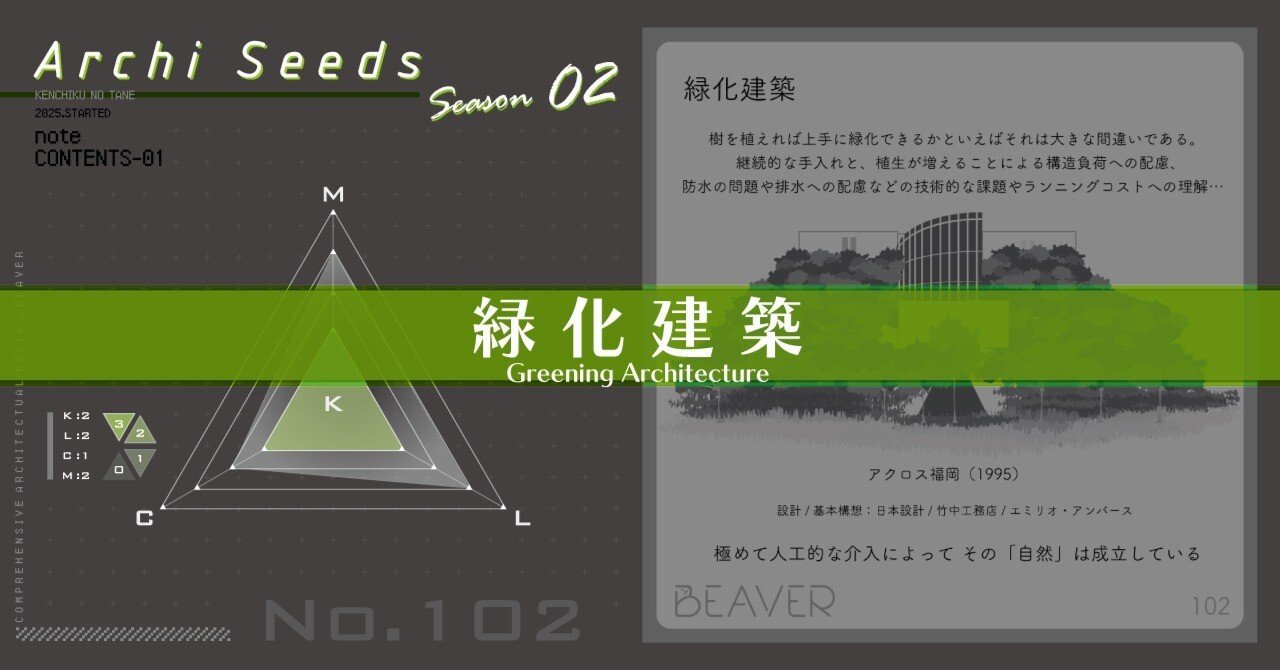 建築のタネ】緑化建築｜BEAVER
