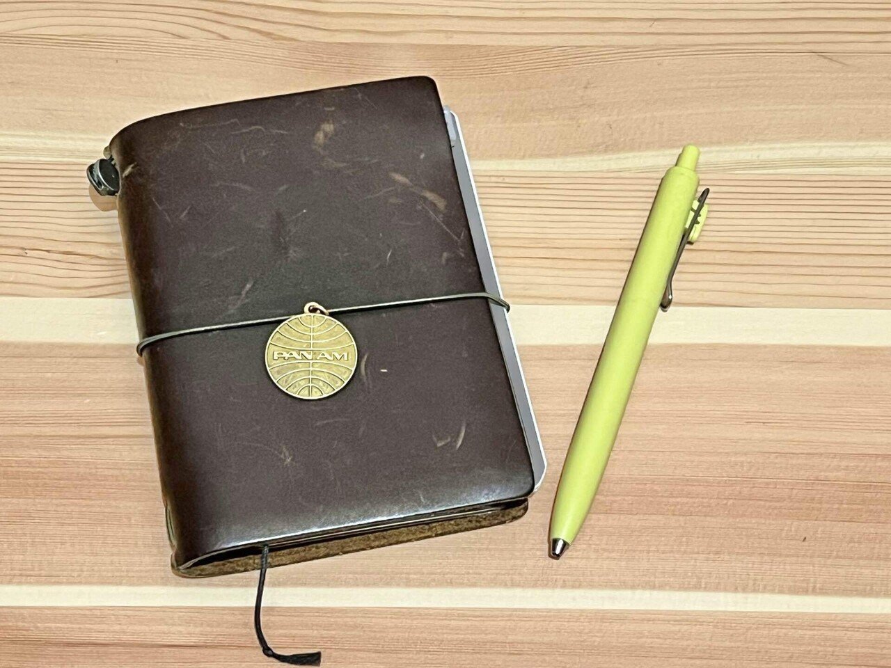 スタンプ帳をトラベラーズノートレギュラーサイズからパスポートサイズ