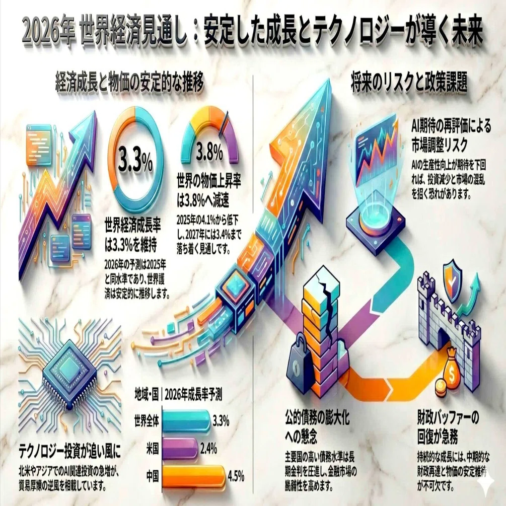 積立投資でオールカントリーを選んでいる人にも参考になる世界経済分析