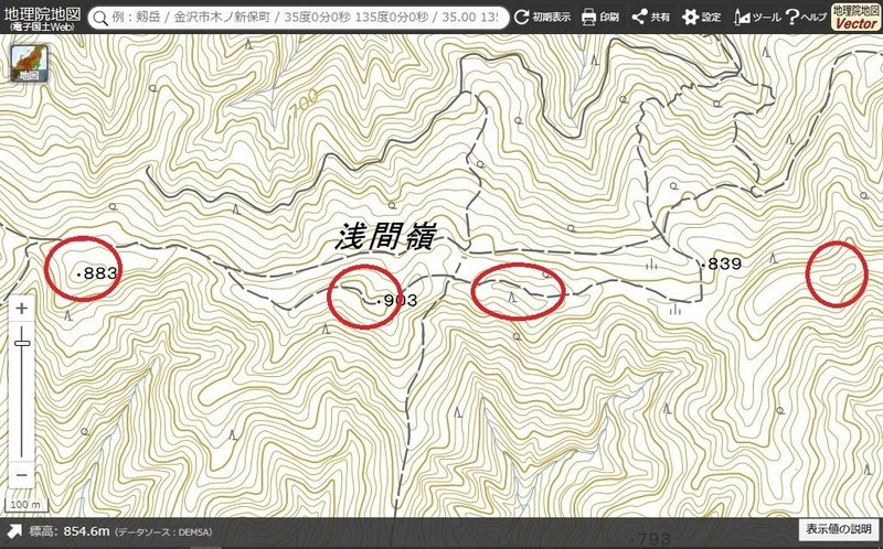 等高線の見方について補足 楽しい登山への第一歩 Extra03 トヤギリ丸 Note