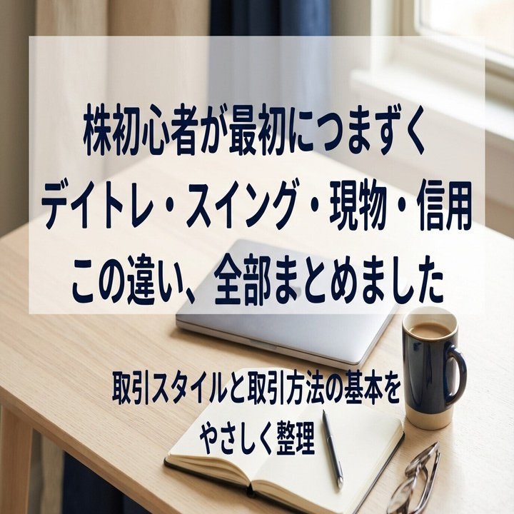 初心者向け完全ガイド】デイトレード・スイングトレード・現物・信用取引｜US STOCKS NAVI