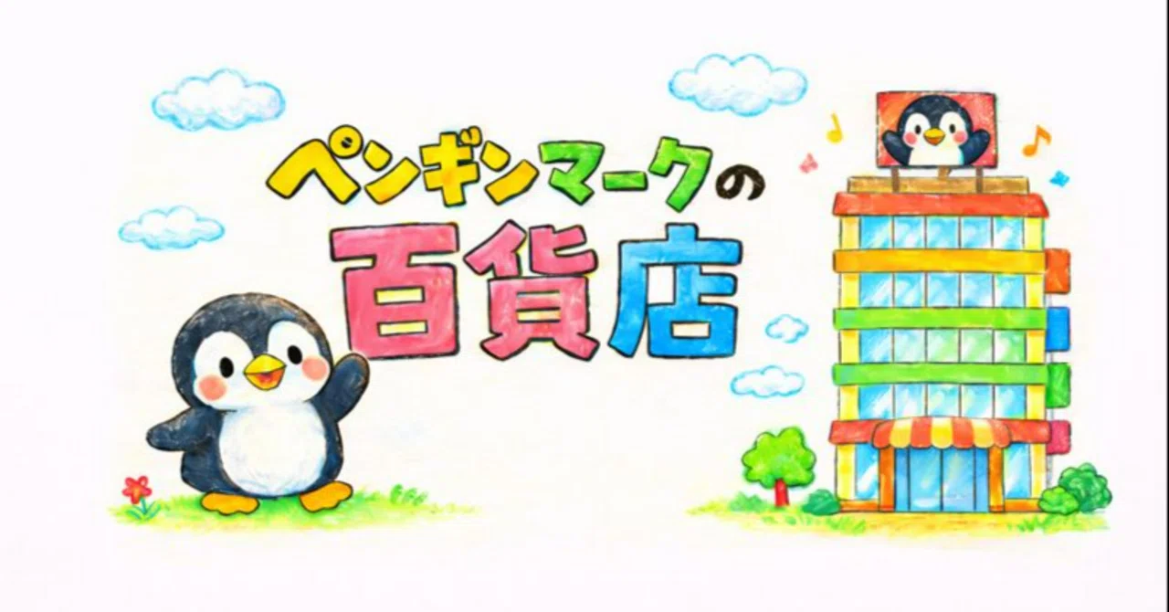 ラミネートシアター】ペンギンマークの百貨店｜su_teacher22