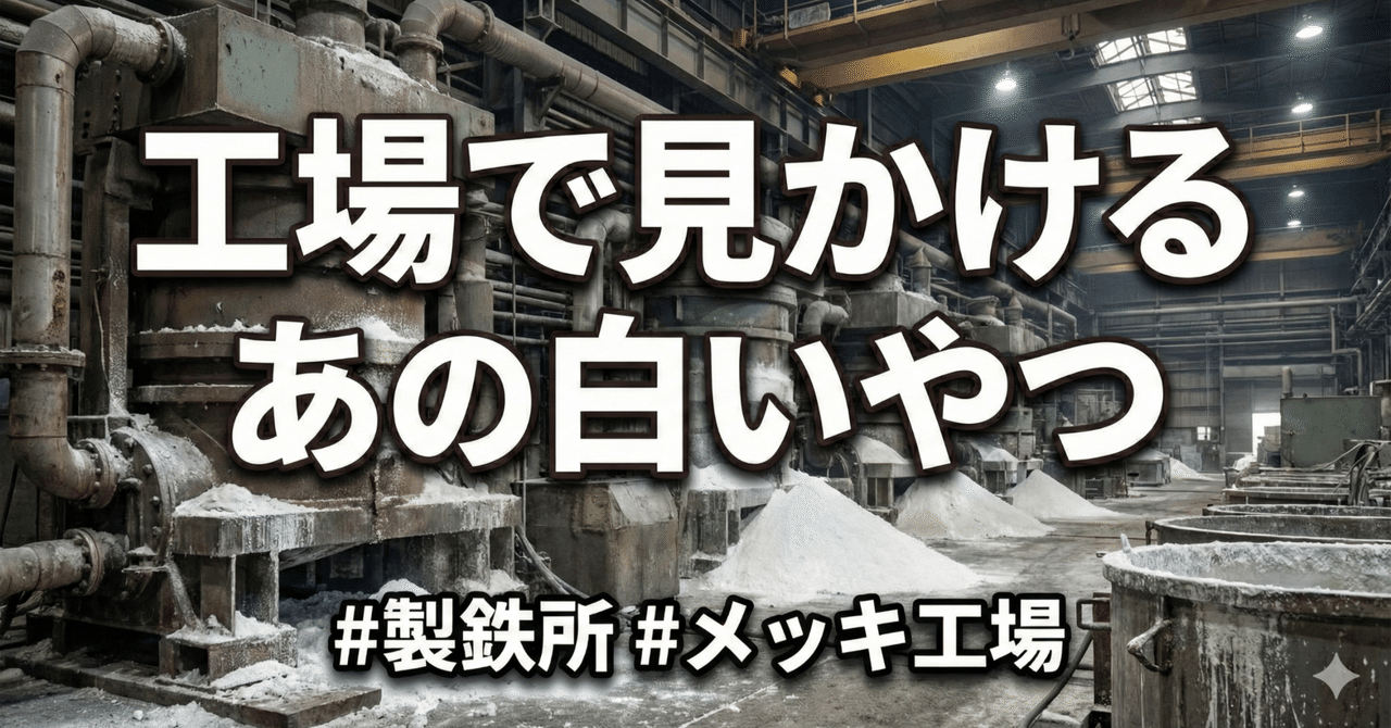 工場で見かけるあの白いやつ