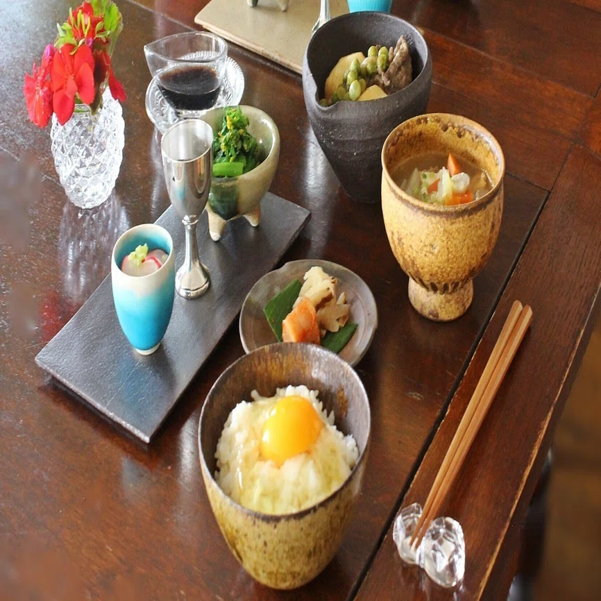 大寒の朝 寒たまごかけごはん｜gingamom
