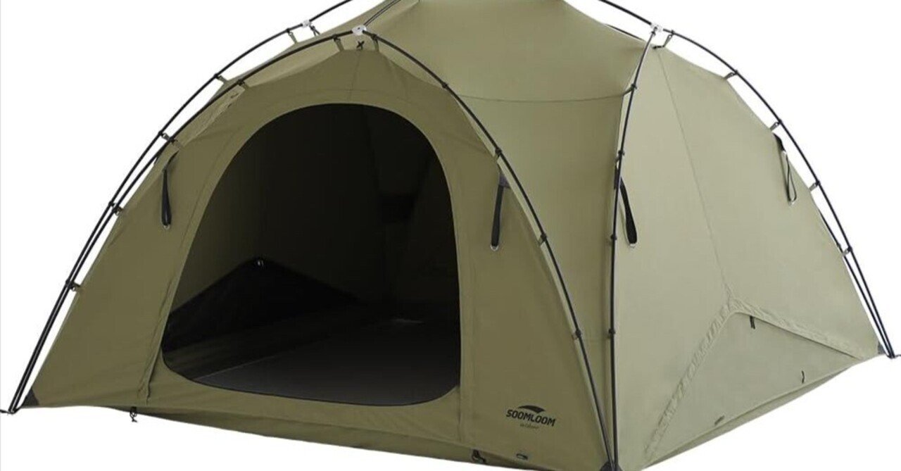 Soomloom VIKINGダブルY字型ポールテント徹底レビュー|焚き火対応T/C