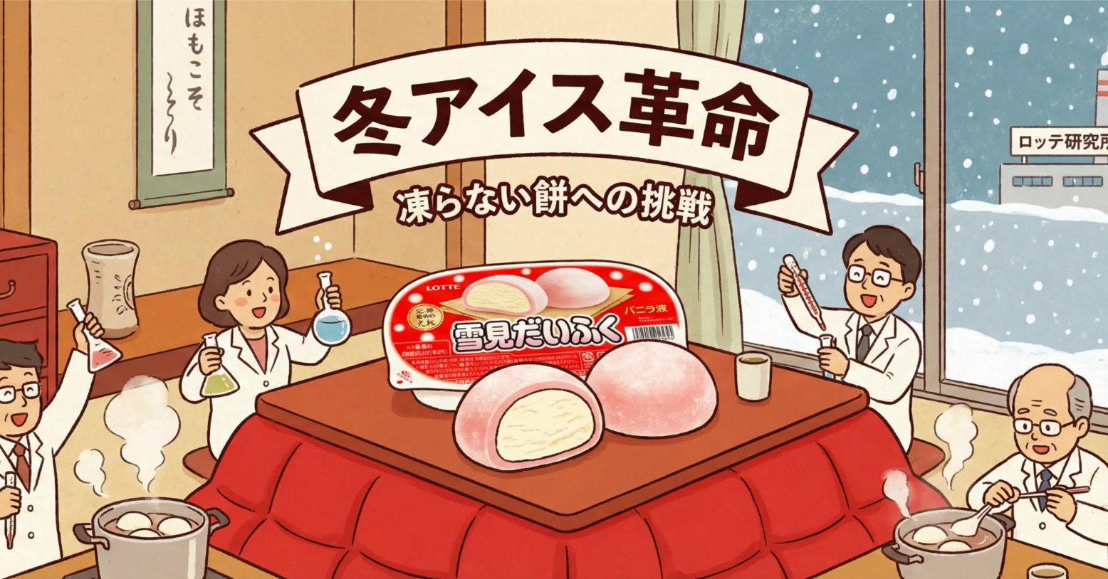 冬にアイスを売るなんて正気か？」―「雪見だいふく」を実現させた“凍ら