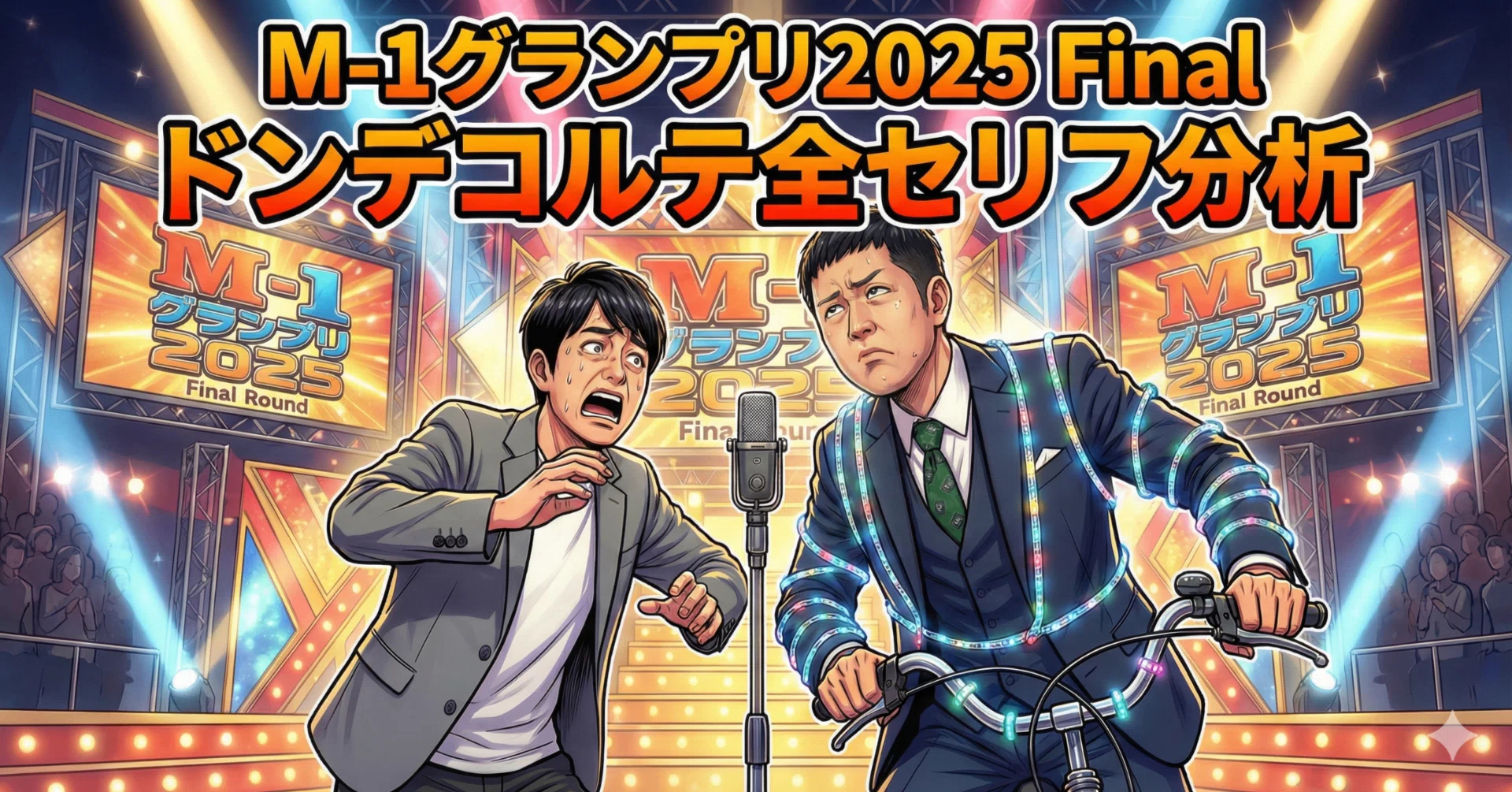 M-1グランプリ2025 Final】ドンデコルテ全セリフ分析：社会の軋轢が