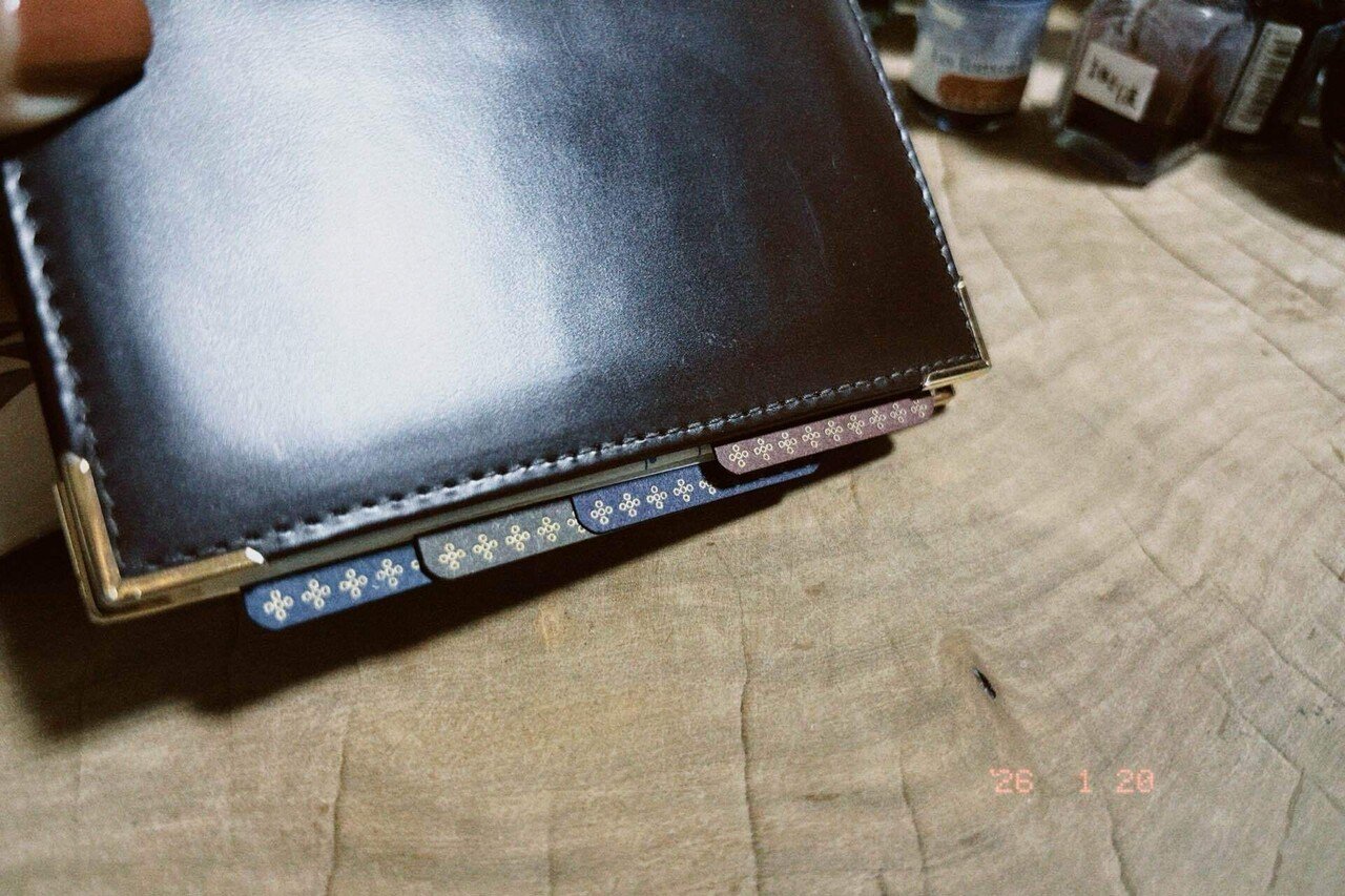 活版印刷インデックスその2｜手帳Q子