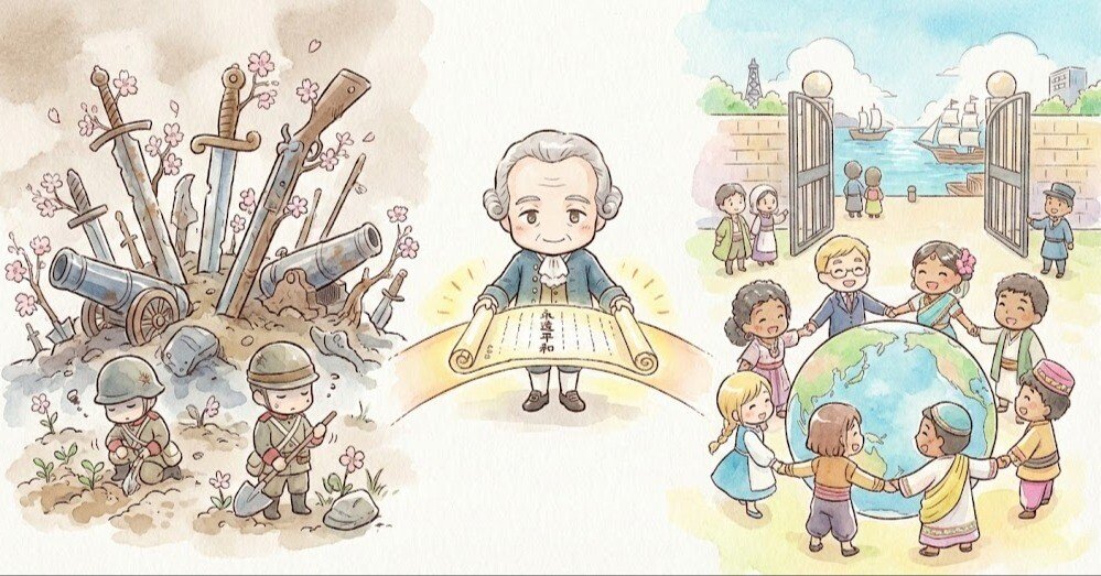 カント『永遠平和のために』｜5分で名著