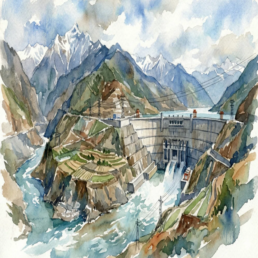 中国 金沙江の水力発電所｜Takebayashi