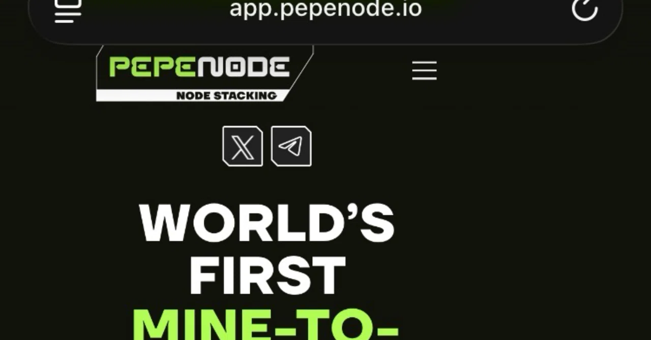 PepeNodeとは何か？溶接工が「仮想空間でノード＝マイニング」という仕組みを整理してみた｜genba_crypto