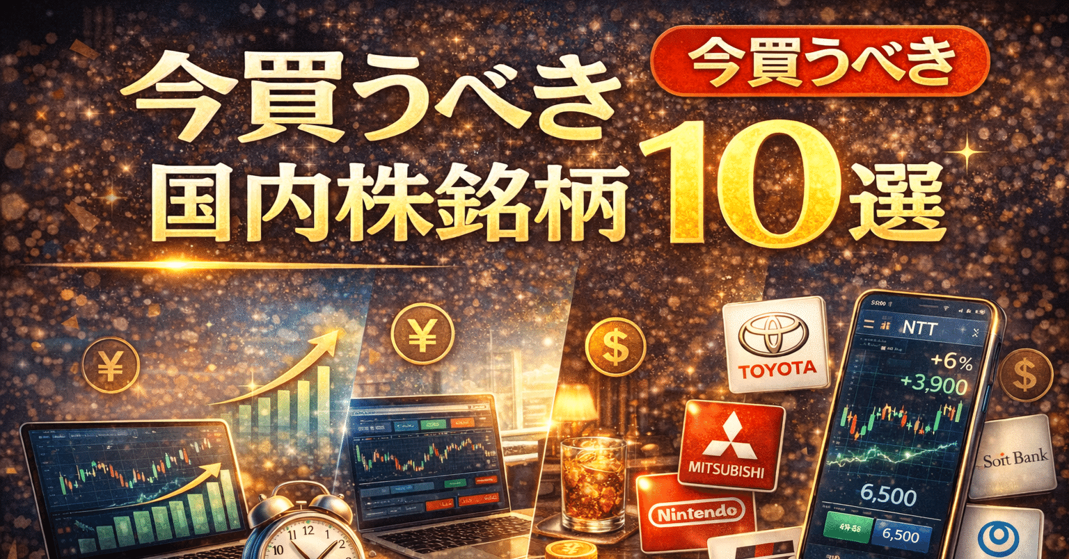 今買うべき国内株銘柄10選｜現代の稼ぎ方｜人生逆転note