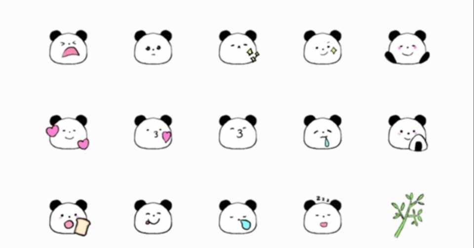 挑戦 はじめてのline絵文字 ぱんだこ Note
