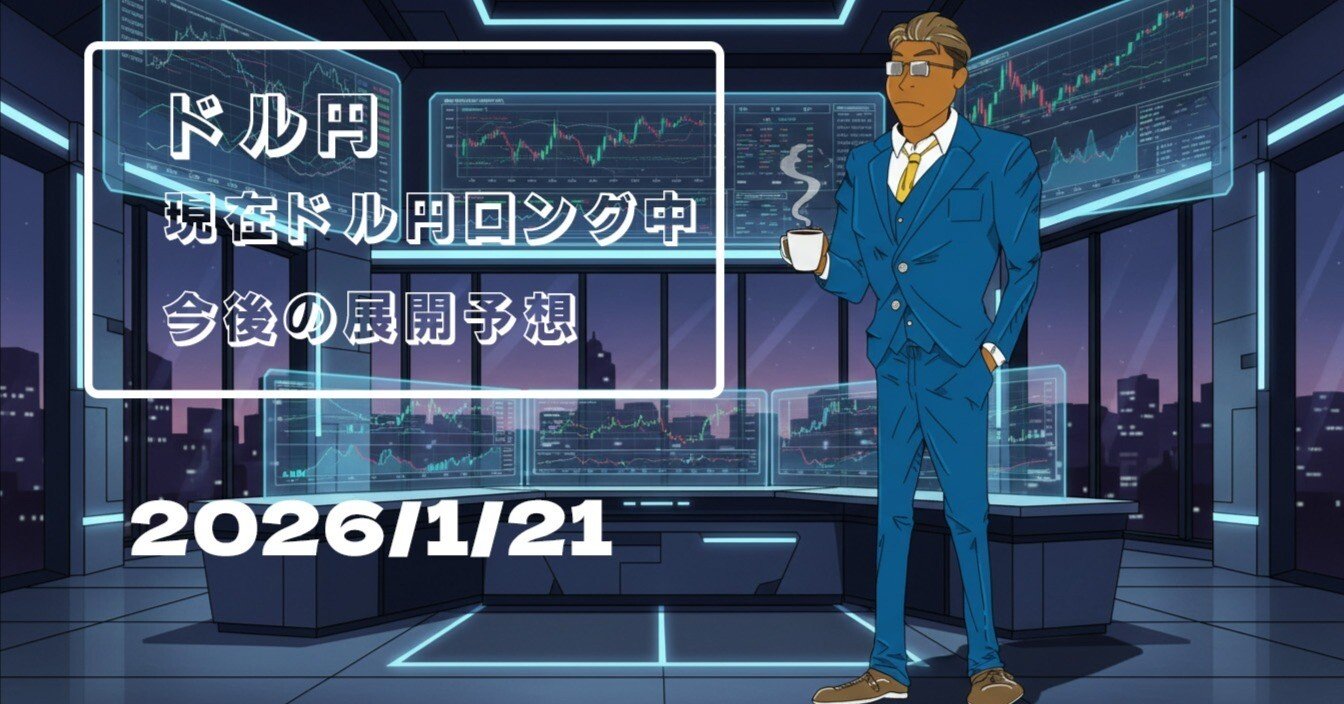 ◤◢◤◢26/1/21ドル円ロングポジションの状況 ◤◢◤◢｜エドガーのFX初心者のための4時間足トレードラボ