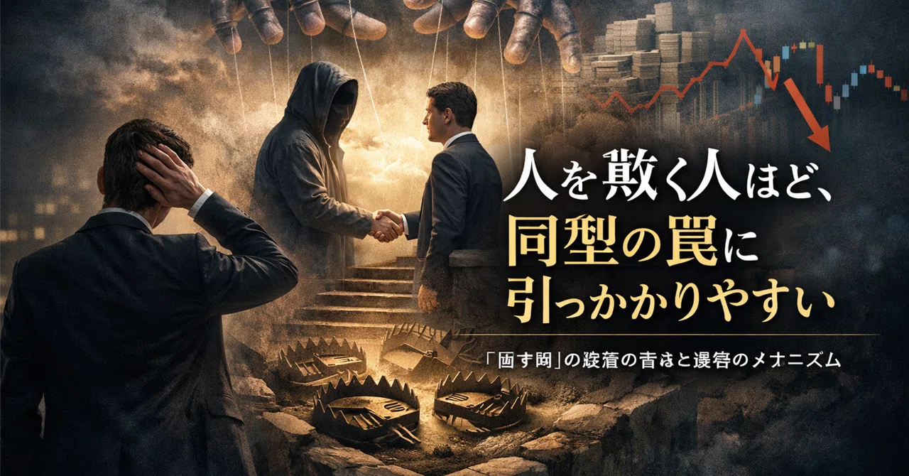 人を欺く人ほど、同型の罠に引っかかりやすい――「騙す側」の認知の盲点と過信のメカニズム｜幸せの種「気づき」