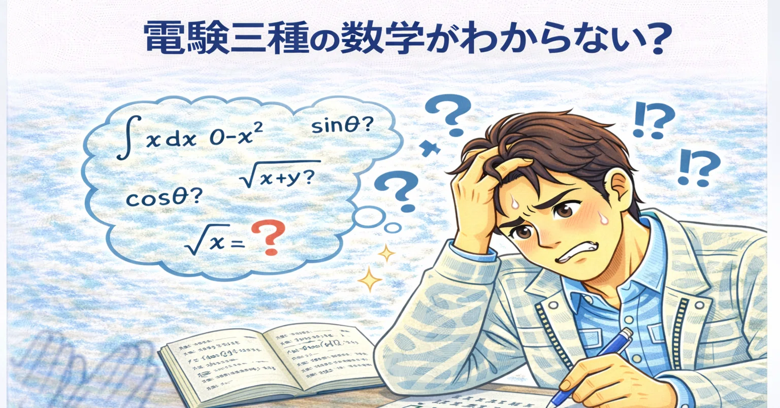 電験三種の数学がわからない？文系・偏差値40の私が「理論」を攻略して
