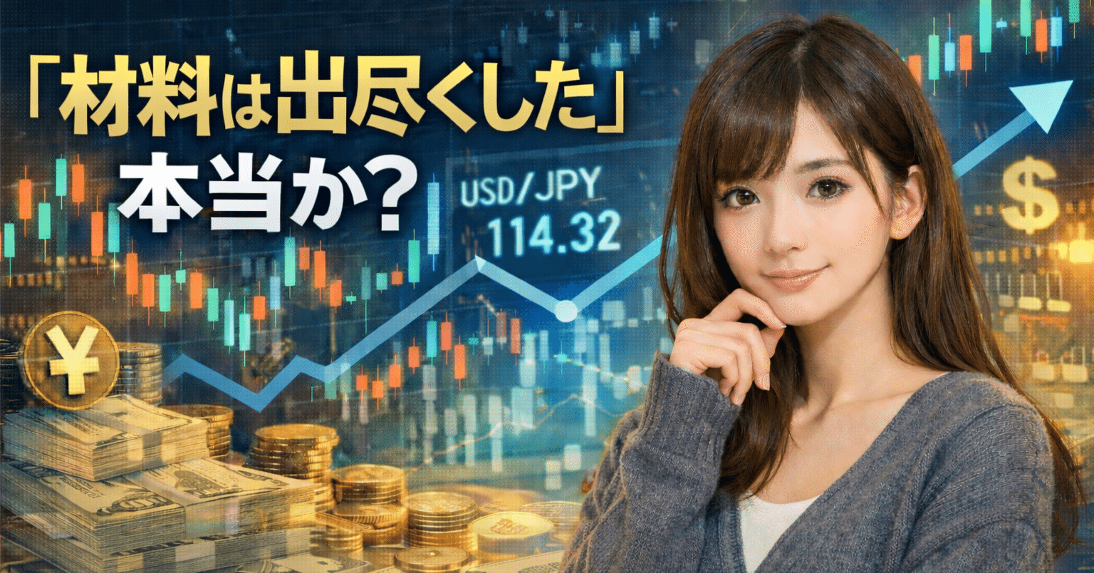 材料は出尽くした」は本当か？──1月21日時点でFXに織り込まれているニュースと、今週起きうる“本当のサプライズ”｜minmi