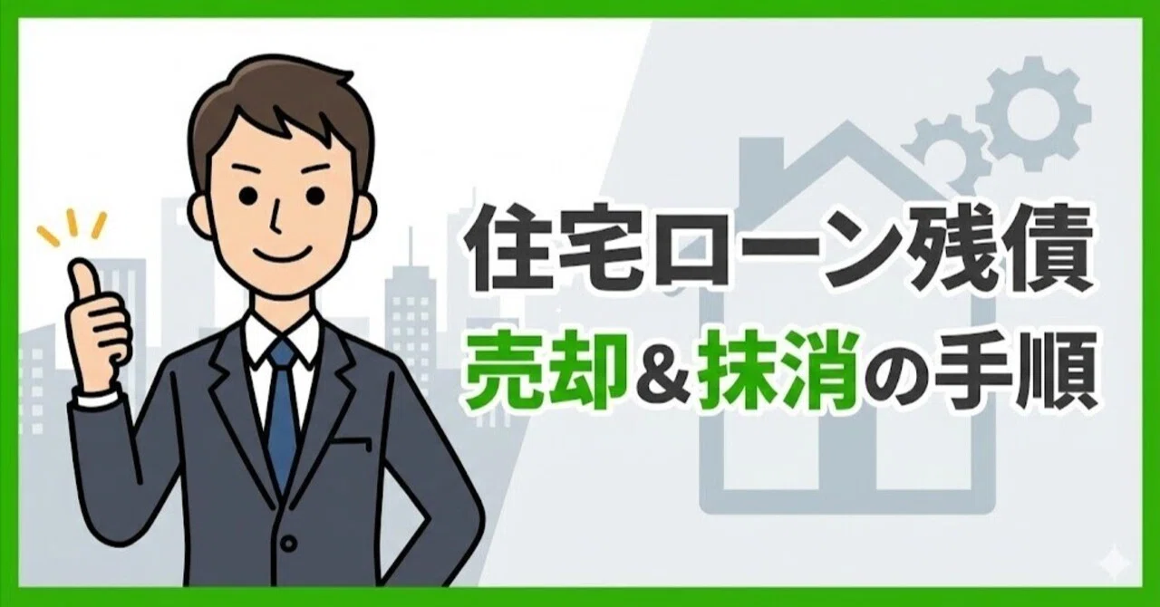 住宅ローンが残っていても売れる？」売却時の【抵当権抹消】手続きと 