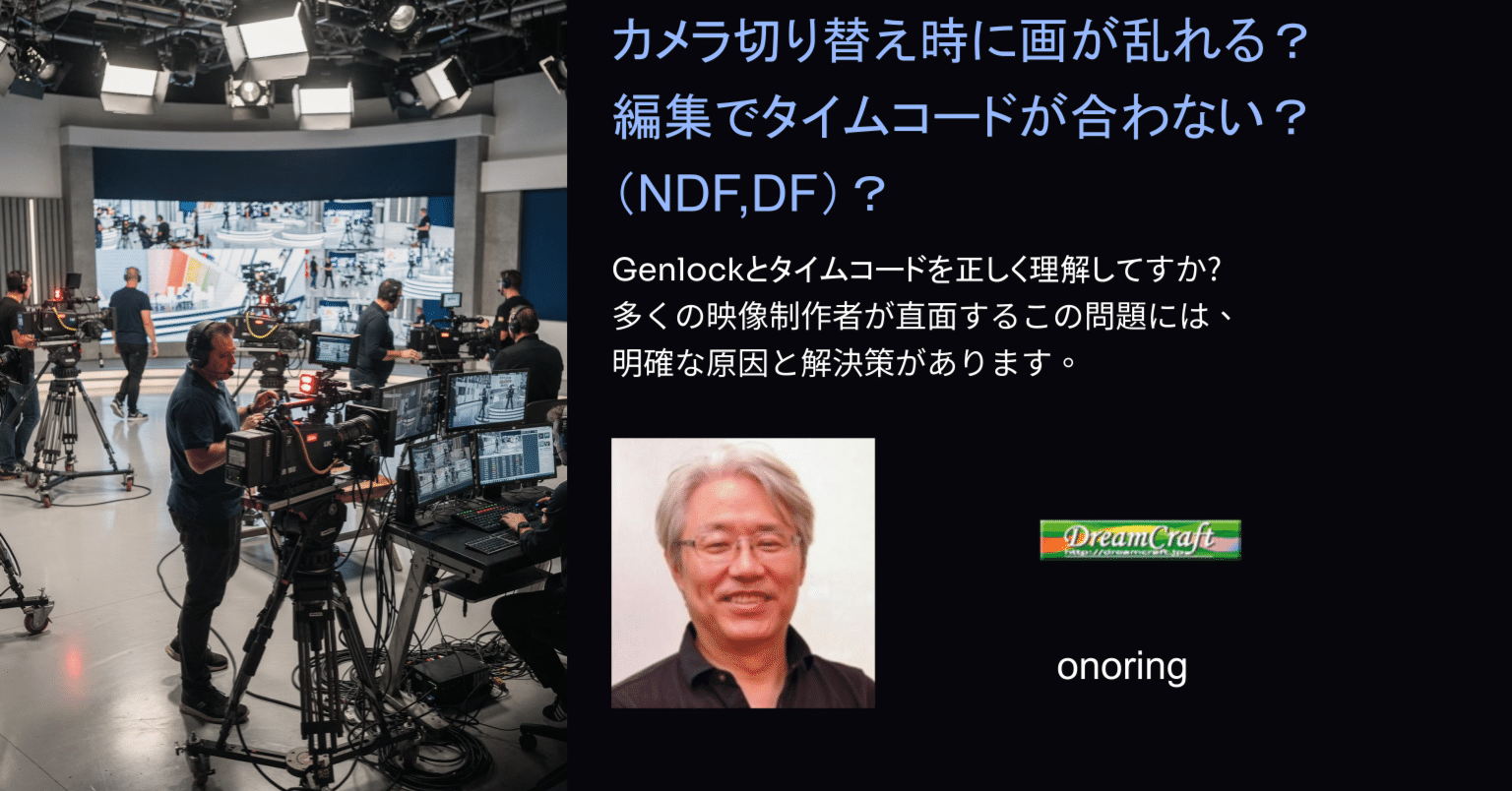 Genlockとタイムコードを正しく理解する｜おのりん 動画の学校