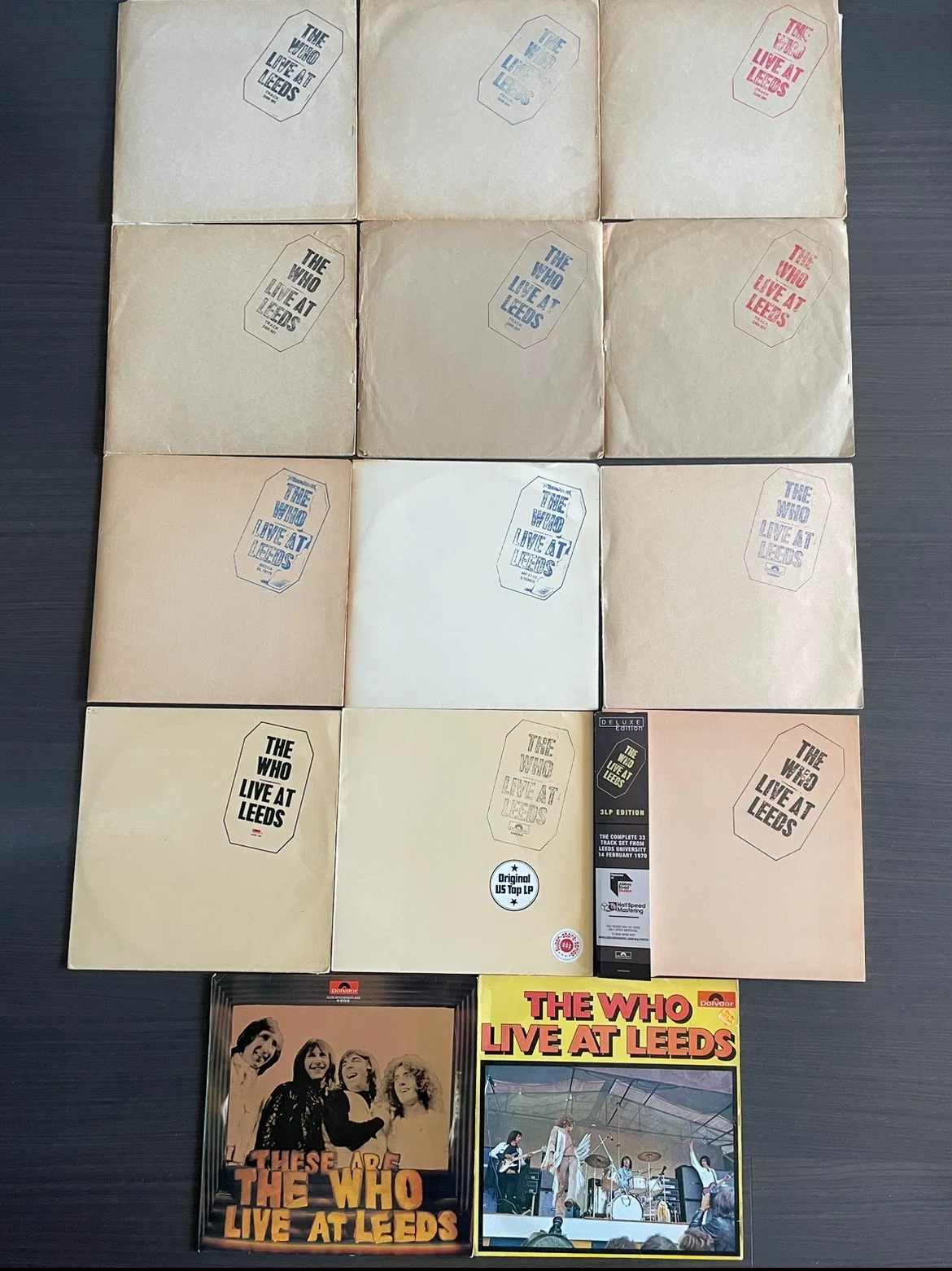 THE WHO LIVE AT LEEDSアナログ盤比較 音最強盤をお探しならぜひ70年代