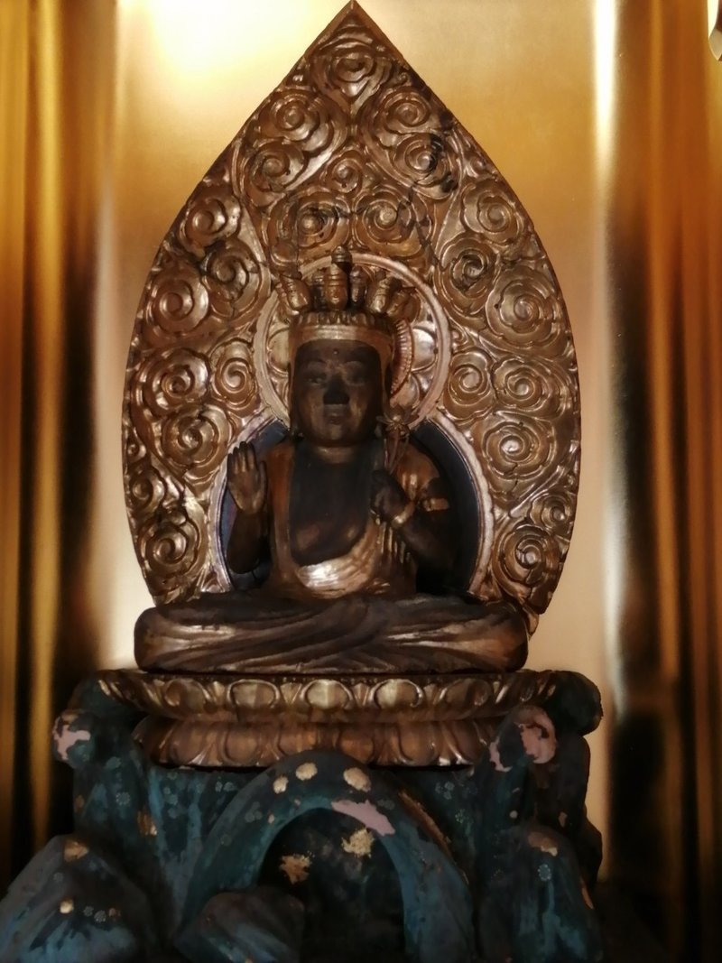 神照寺 十一面観音菩薩坐像 かえる Note