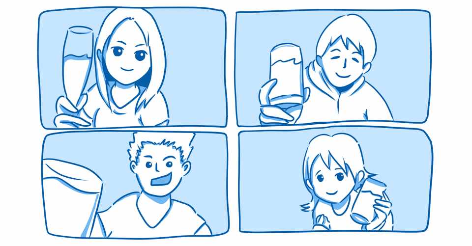 はじめて夫 と娘 がオンライン飲み会に参加した話 ちゃき Misaki T Note