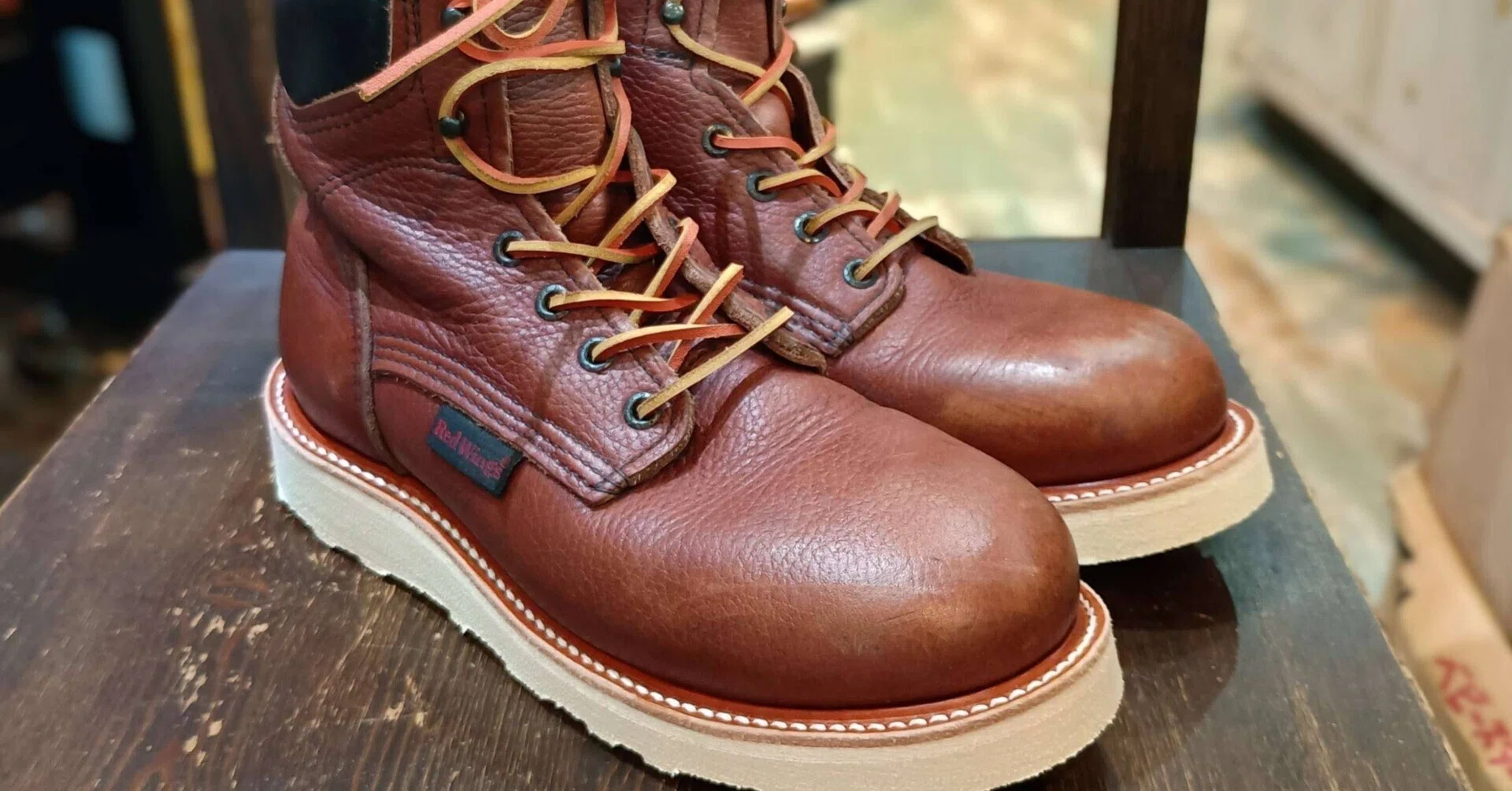 Resole/ソールカスタム】Red Wing#606+vibram#4014｜CREA Repair