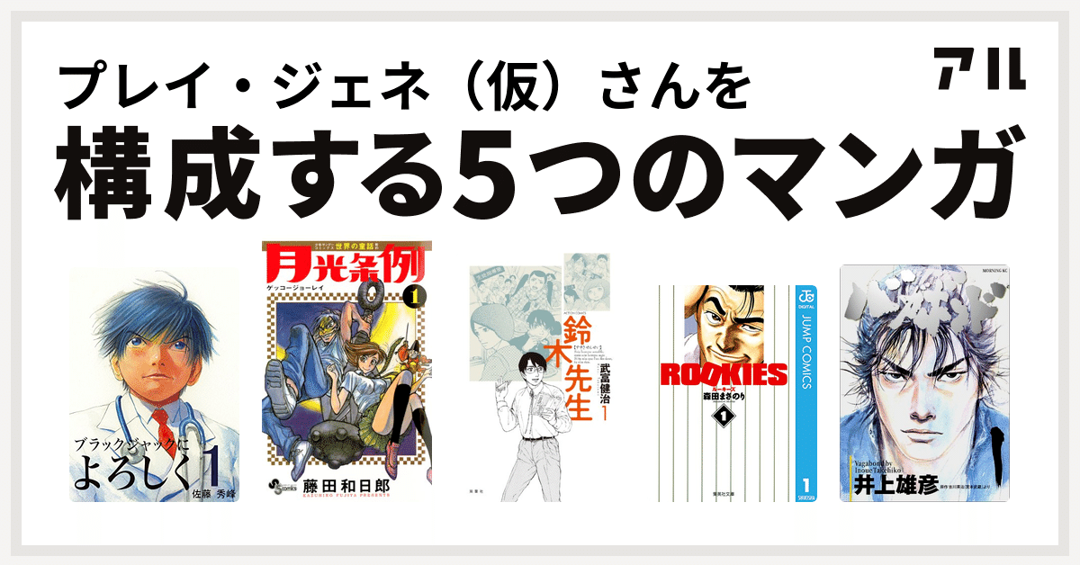 内省を促す 私を構成する5つのマンガ プレイ ジェネラリスト 仮 Note 内省を促す 私を構成する5つのマンガ プレイ ジェネラリスト 仮 Note