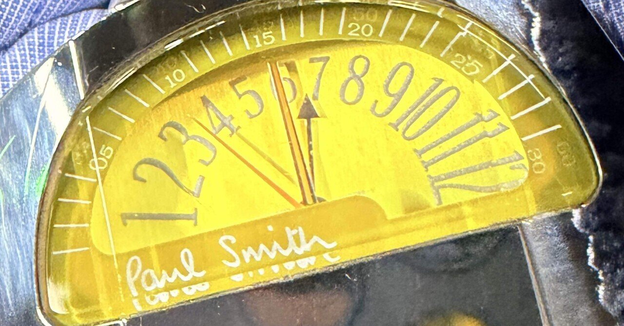 鉄仮面と言うらしいPaul Smithの腕時計｜アラン藤島