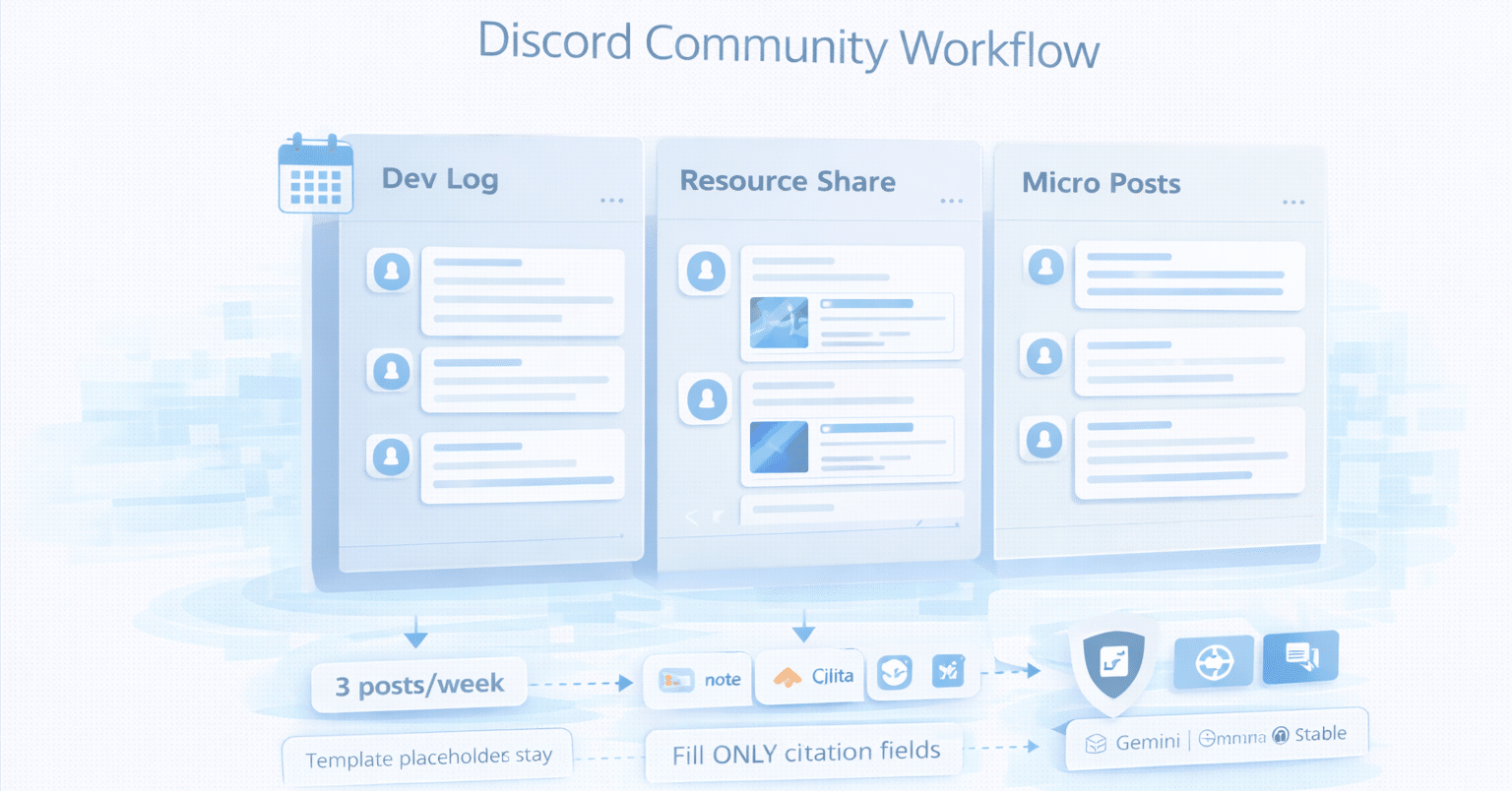 開発ログ】Discordコミュニティ運用ルールを「3本柱」で固めた話（開発ログ／資料共有／つぶやき）｜rehab-datascience