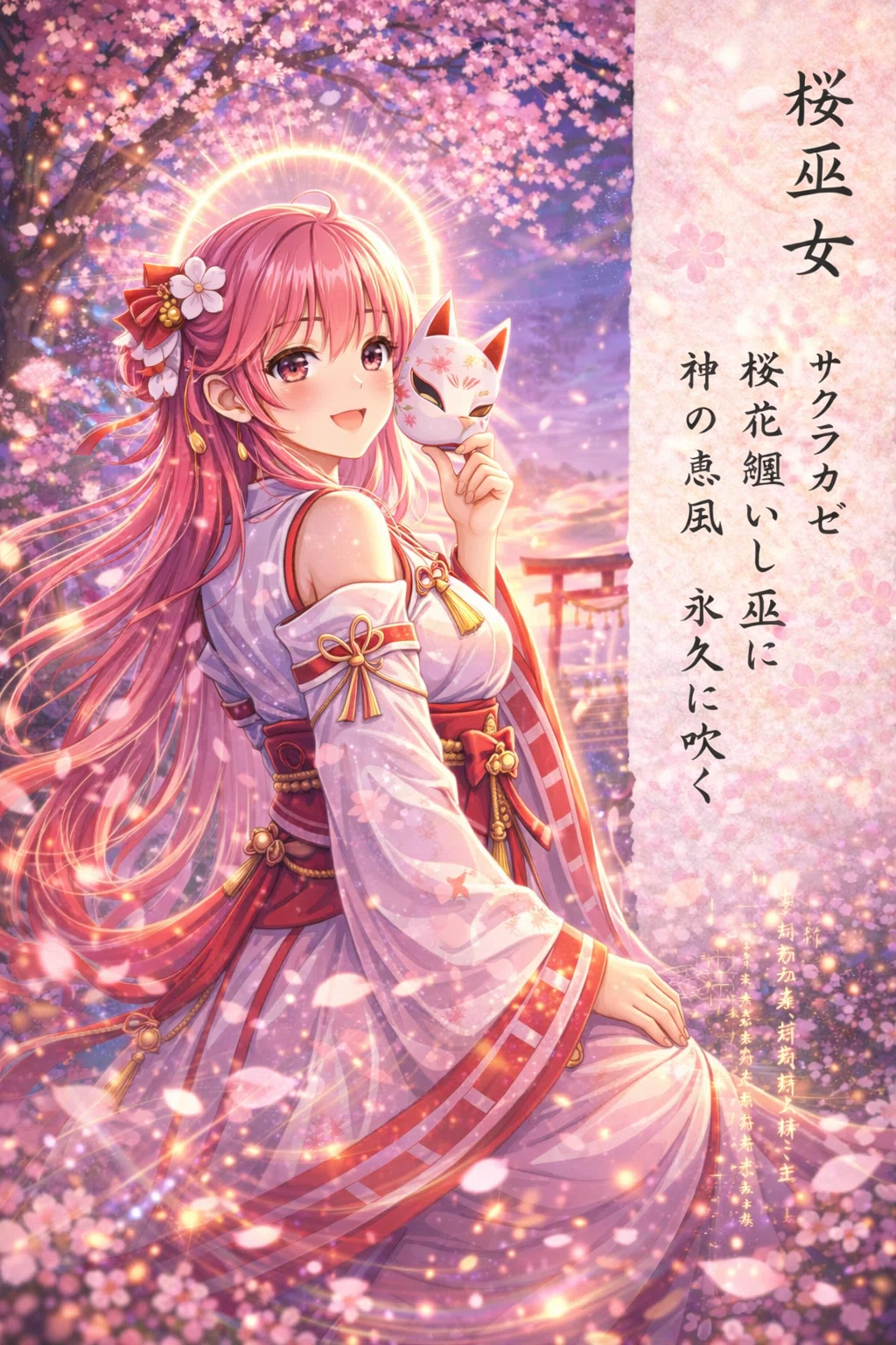 短歌｜桜巫女｜快聖