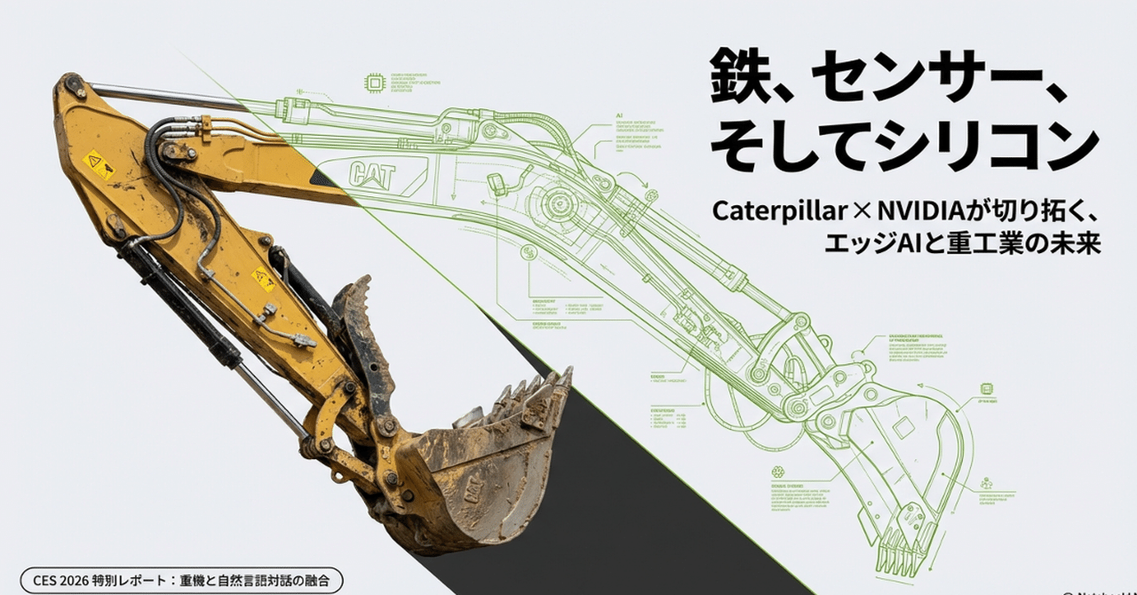 NVIDIA公式、Steel, Sensors and Silicon: How Caterpillar Is
