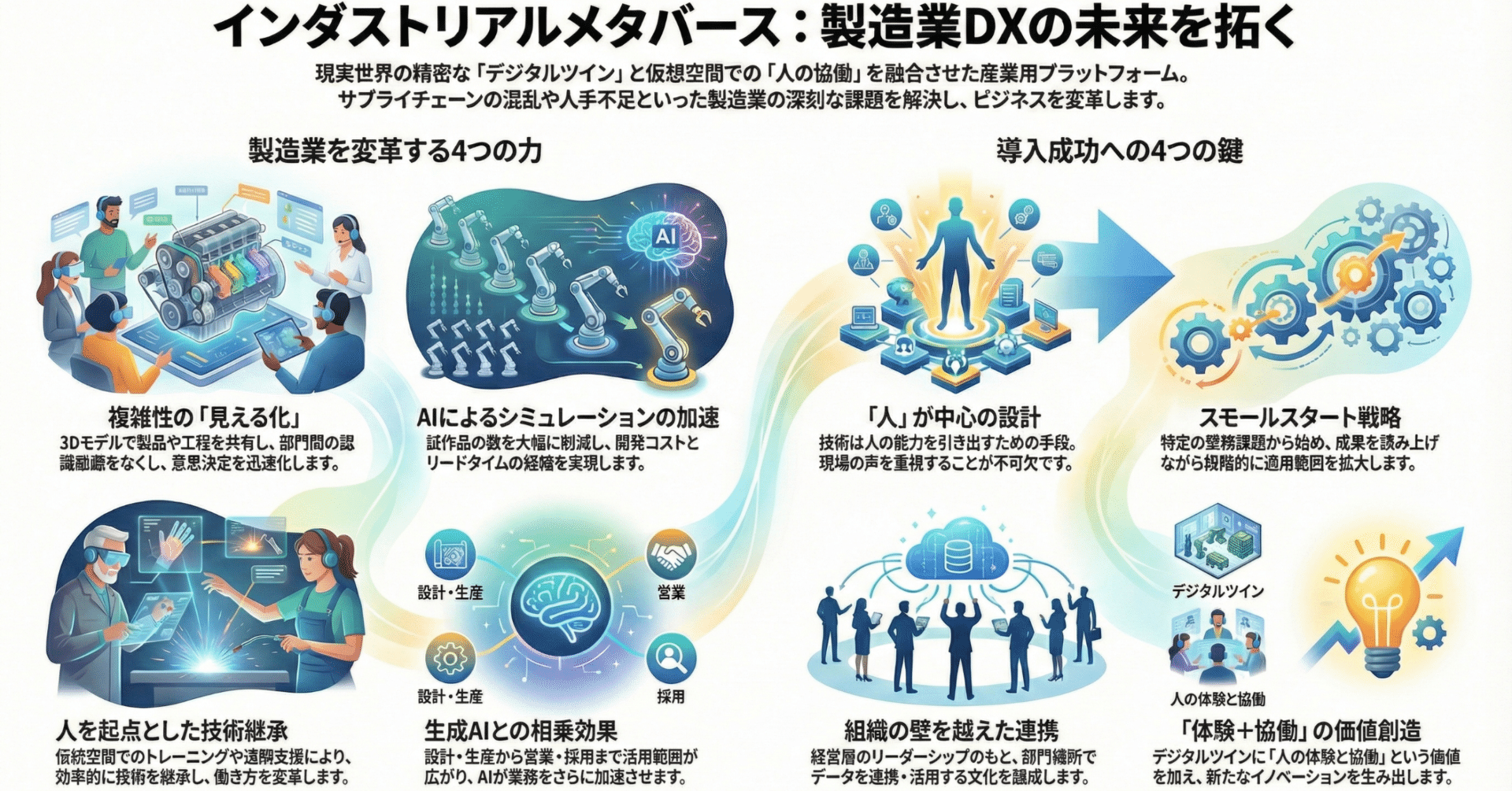 工場が、人が、そして思考が“仮想現実”と一体化する日 ― インダストリアルメタバースが切り拓く製造業DXの最前線｜ビジネス・マン