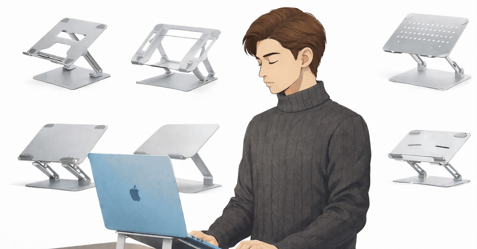 MacBook Air向けノートPCスタンド5選【自宅作業編】｜hirota｜作業環境