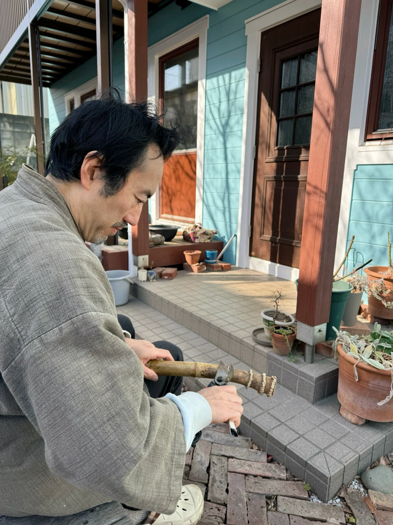 地無し尺八作りと倍音S練習｜倍音音楽家、法竹演奏家の青山雅明です。