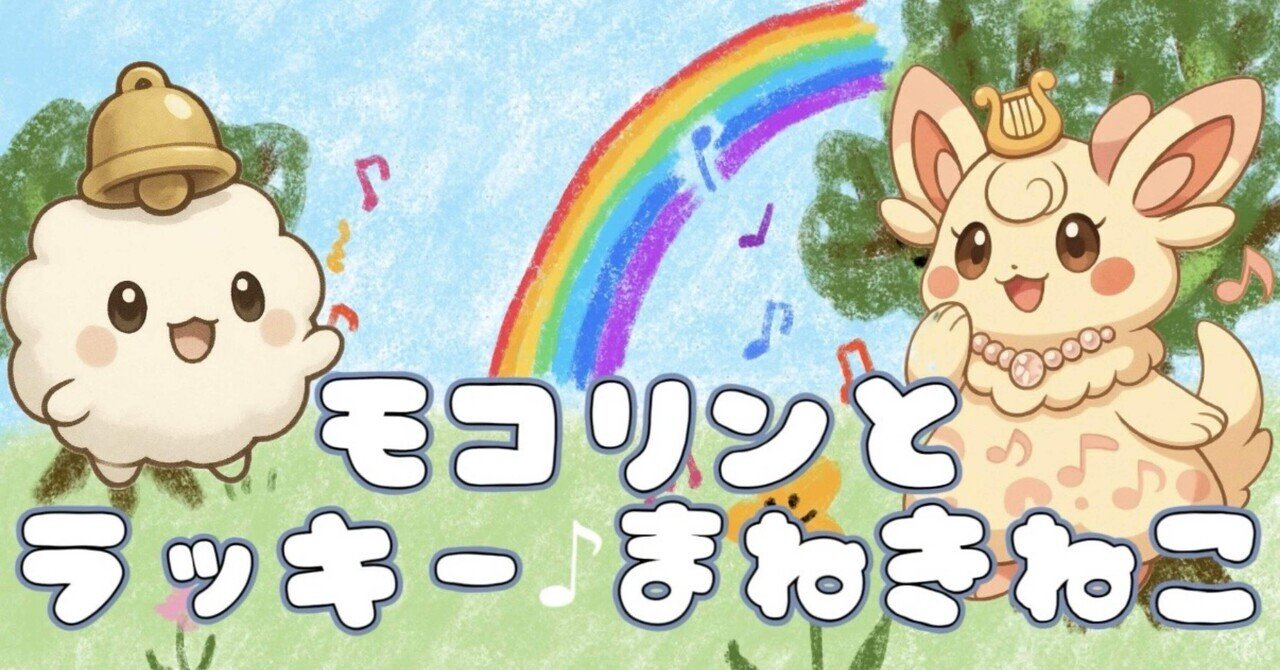 音楽えほん】その⑧モコリンとラッキー♪まねきねこ｜指出麻琴 Sashide