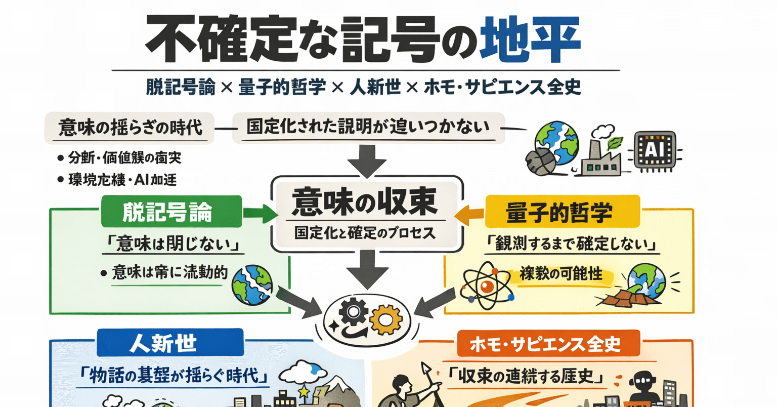 不確定な記号の地平――脱記号論と量子的哲学から読む人新世の人間｜キリストコミュニティガーデン アバハウス