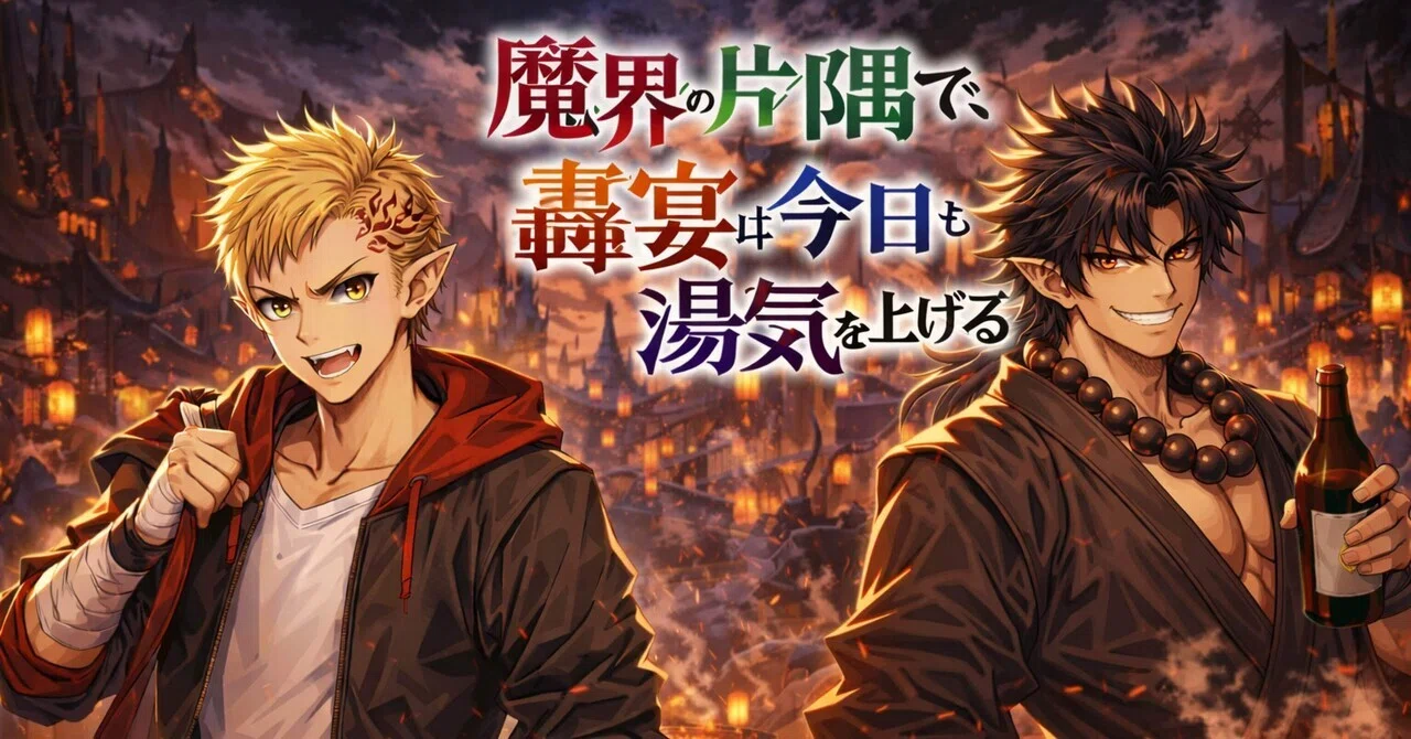 『魔界の片隅で、轟宴は今日も湯気を上げる』｜panaki改め灯乃