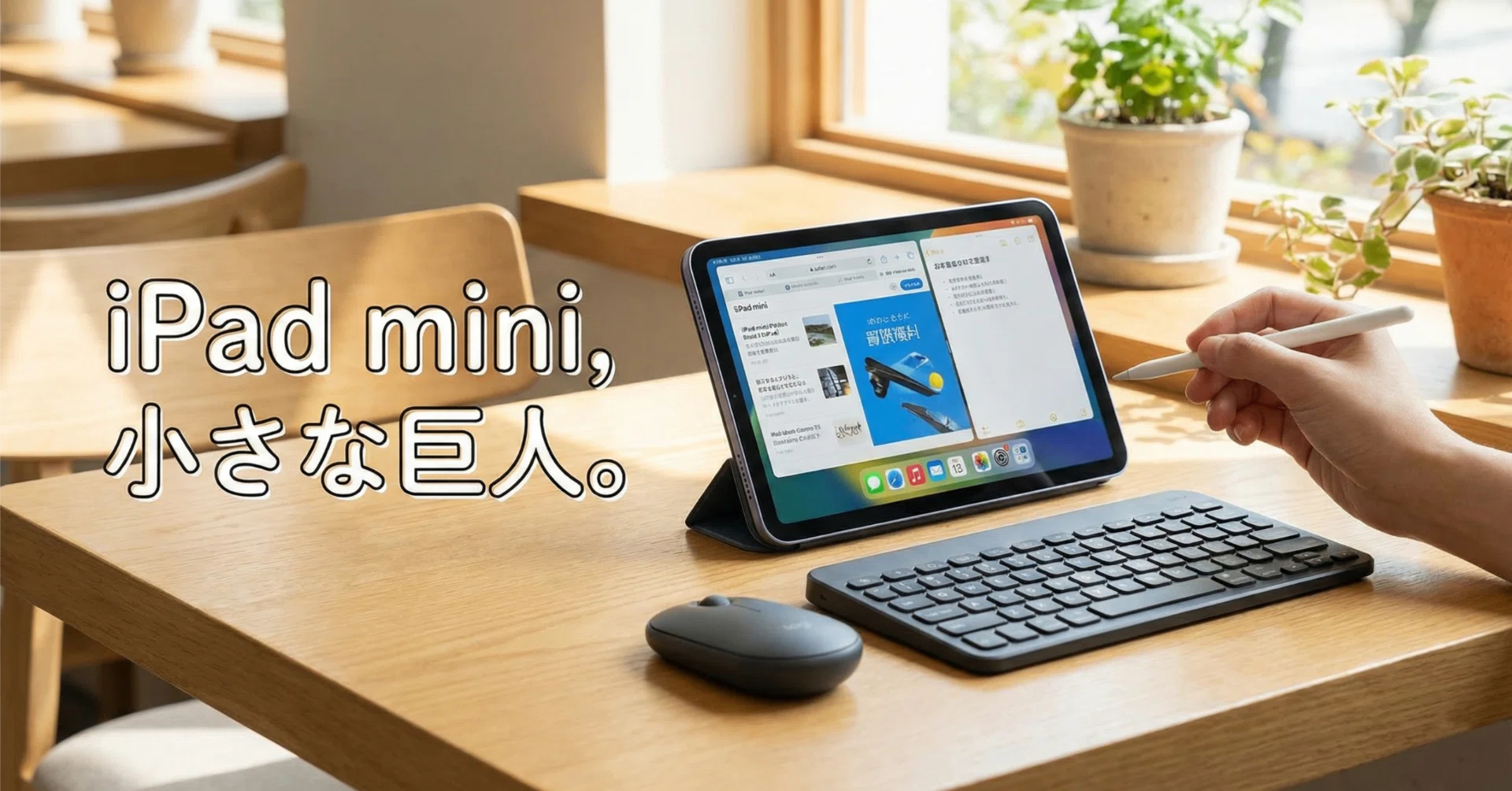 悲報】iPad mini、ついに「PCの皮」を被り始める。iPadOS 26で気づいた