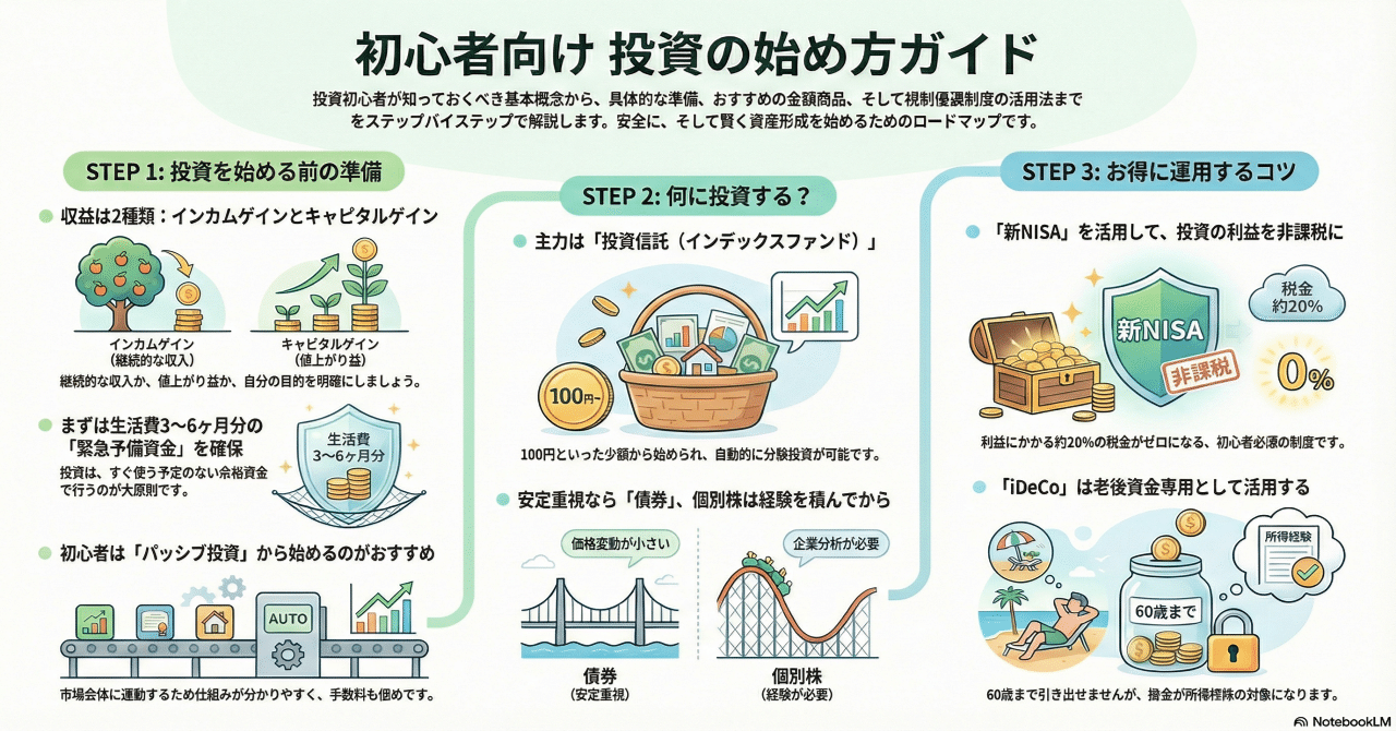 初心者におすすめの投資とは？】基礎知識から商品選びまでやさしく解説！【要約版】｜yamoney(ヤマネー)