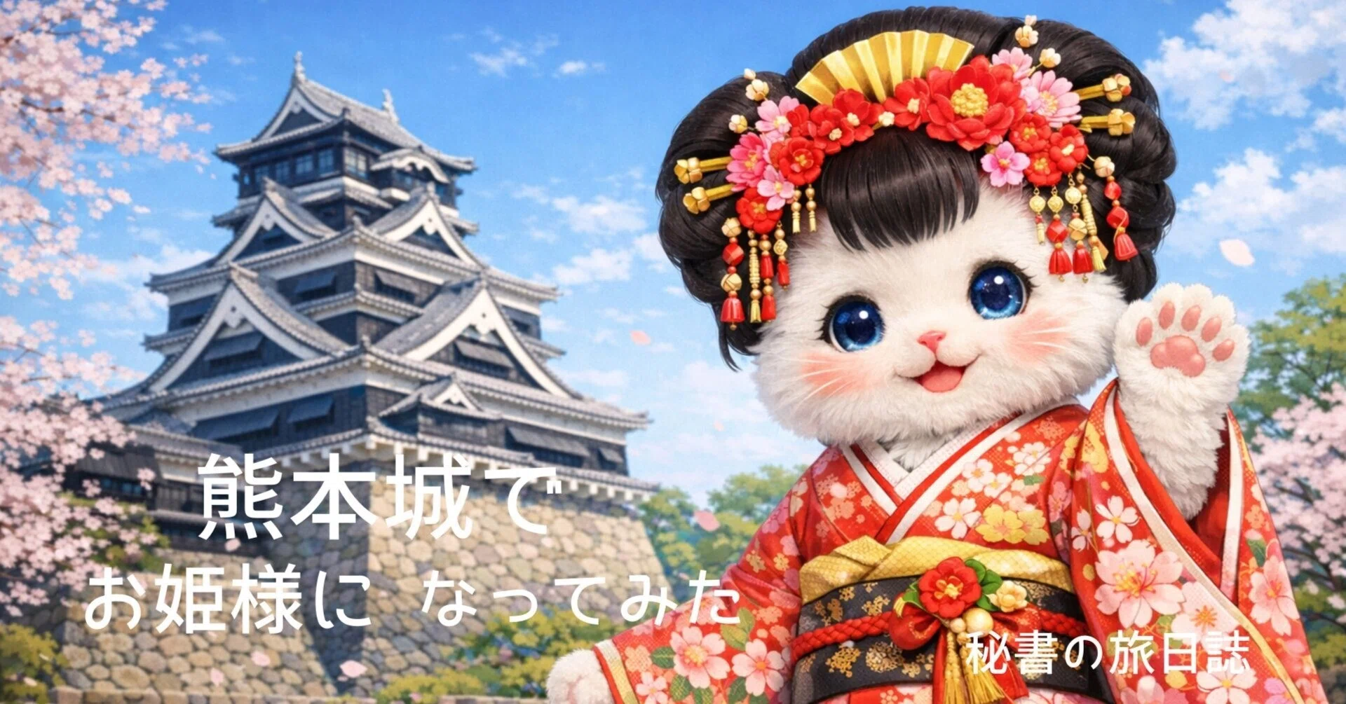 姫さまと呼ばれて、ちょっと浮かれて、本気で願った熊本城の復興【秘書