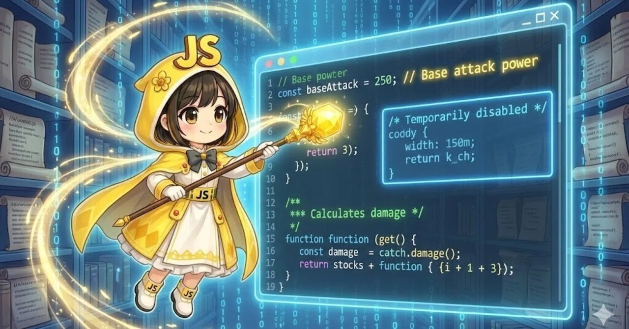 JavaScriptの可読性を最大化するコメントの書き方：保守性の高いコード